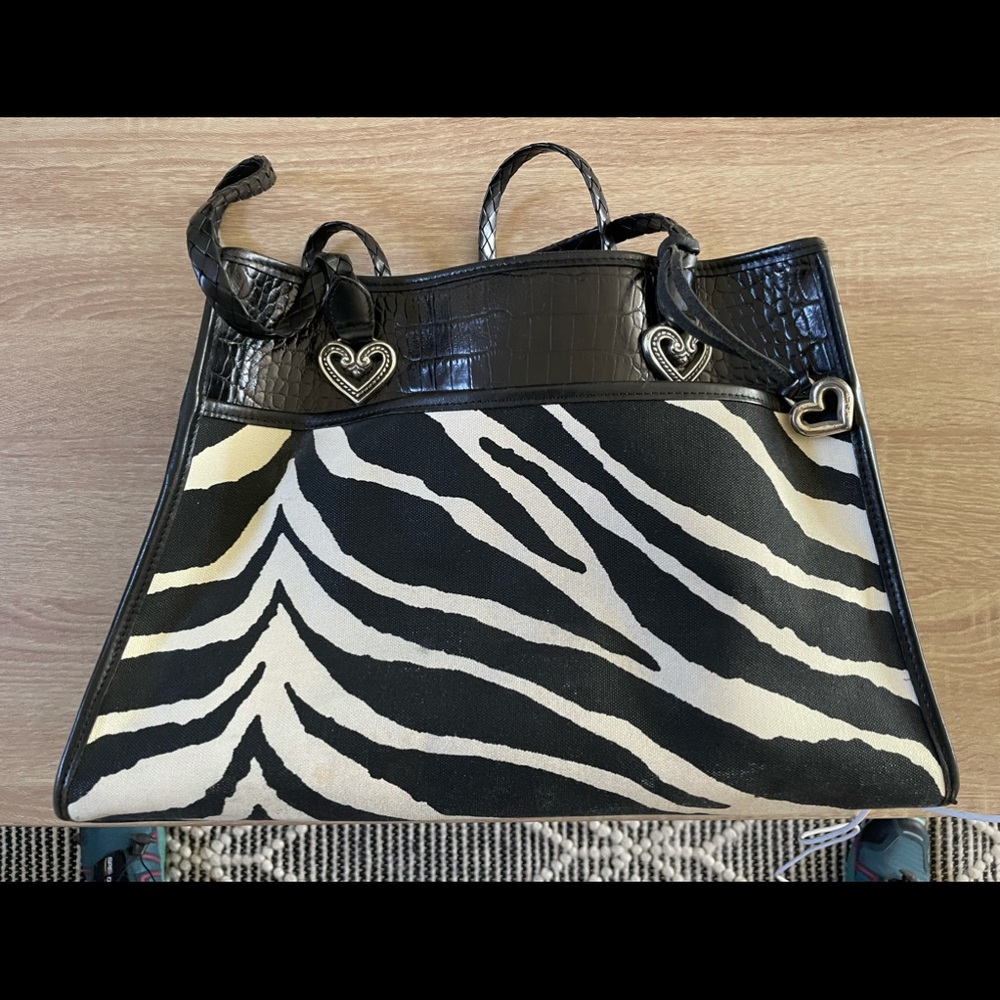 Brighton zebra purse